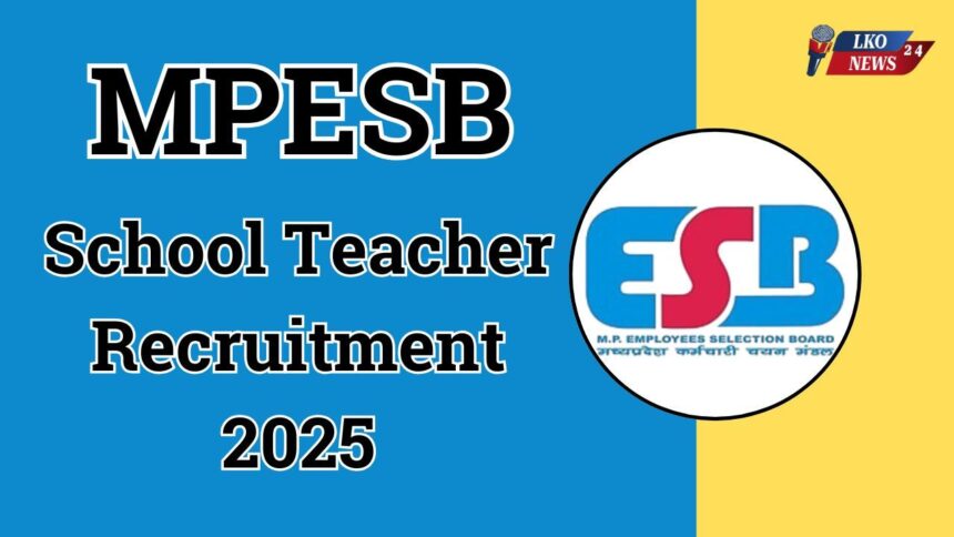 MPESB Middle School, Primary School Teacher Recruitment 2025