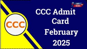 CCC Admit Card February 2025