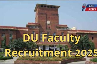 DU Faculty Recruitment 2025