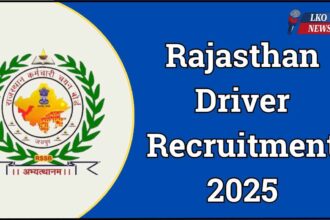 Rajasthan Driver Recruitment 2025