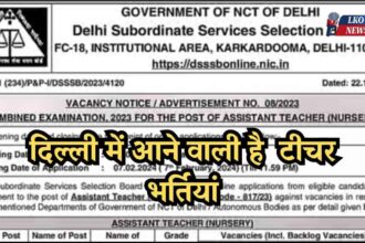 Delhi Teacher Recruitment 2025