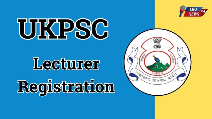 UKPSC Lecturer Registration